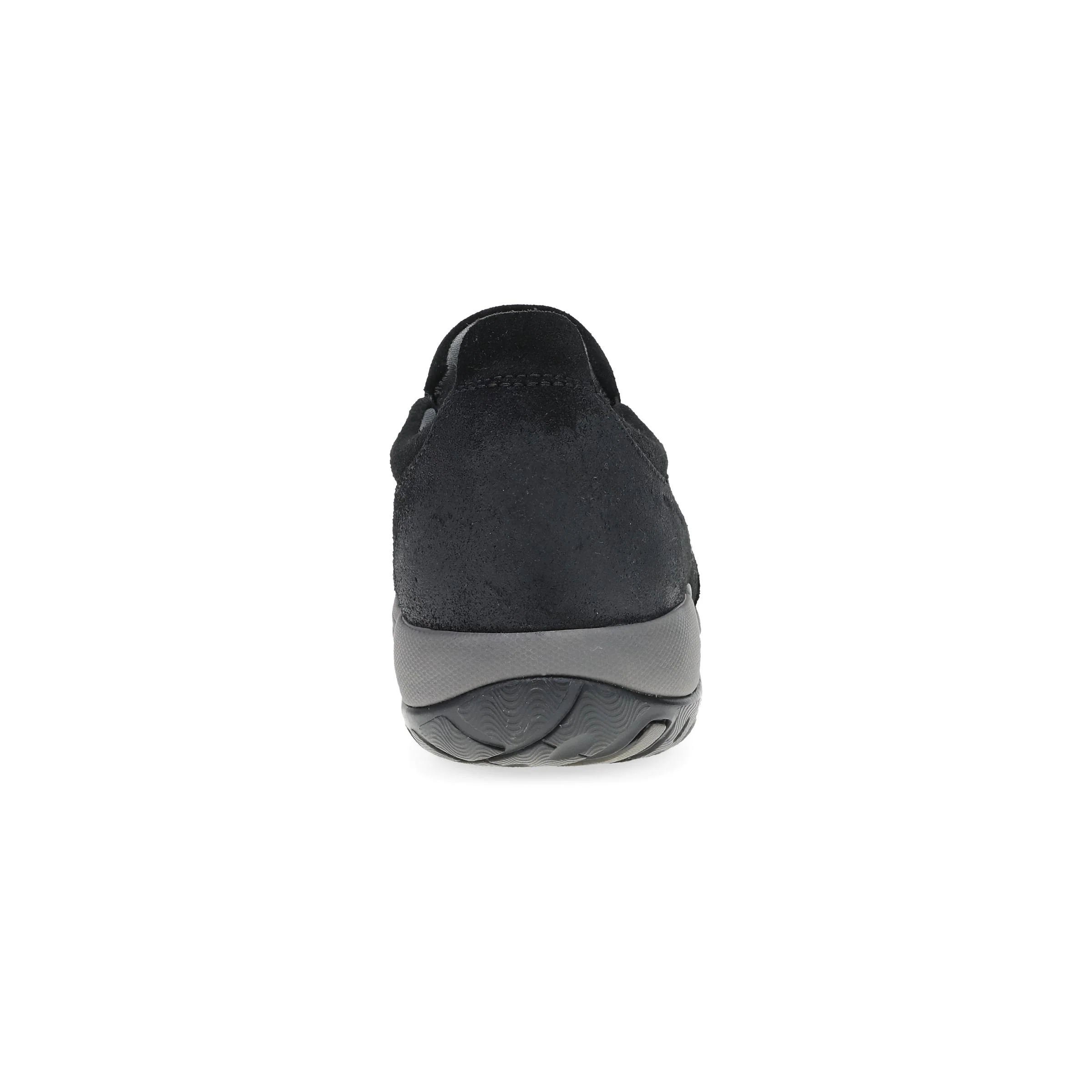 Pippy Black Waterproof Burnished Suede