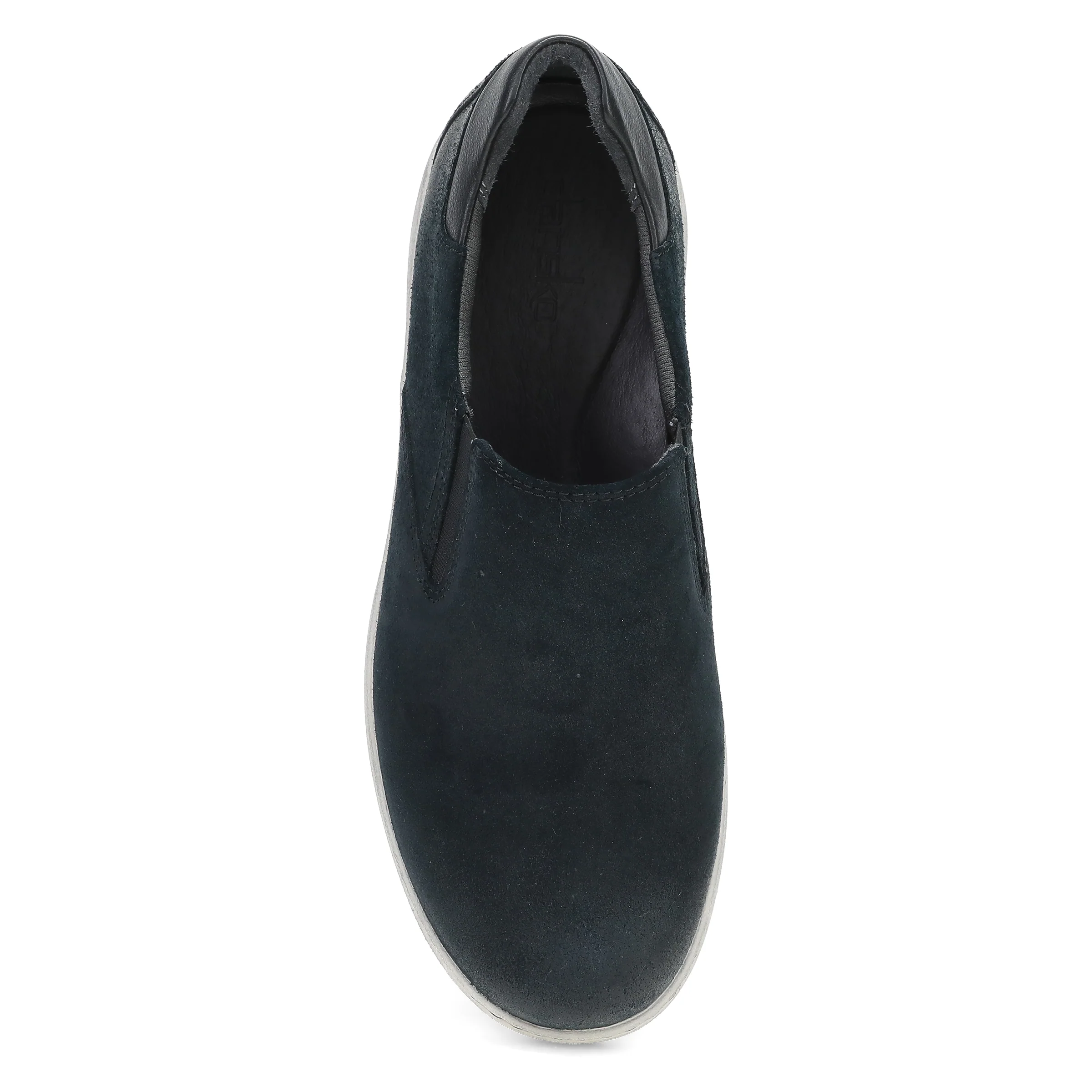 Trent Black Burnished Suede